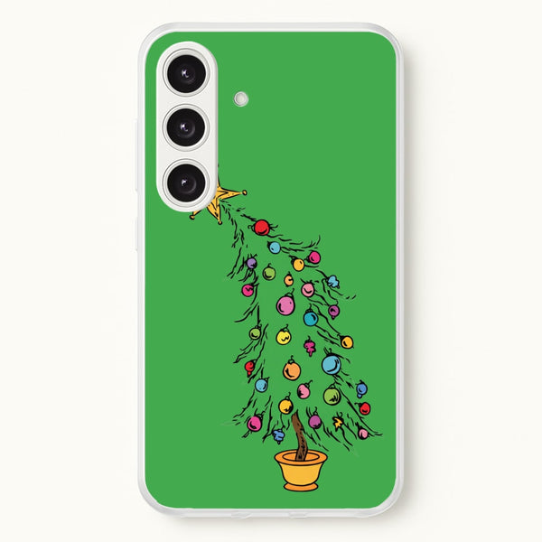 Whoville Tree - Grinch Phone Case - Galaxy S24 / Standard