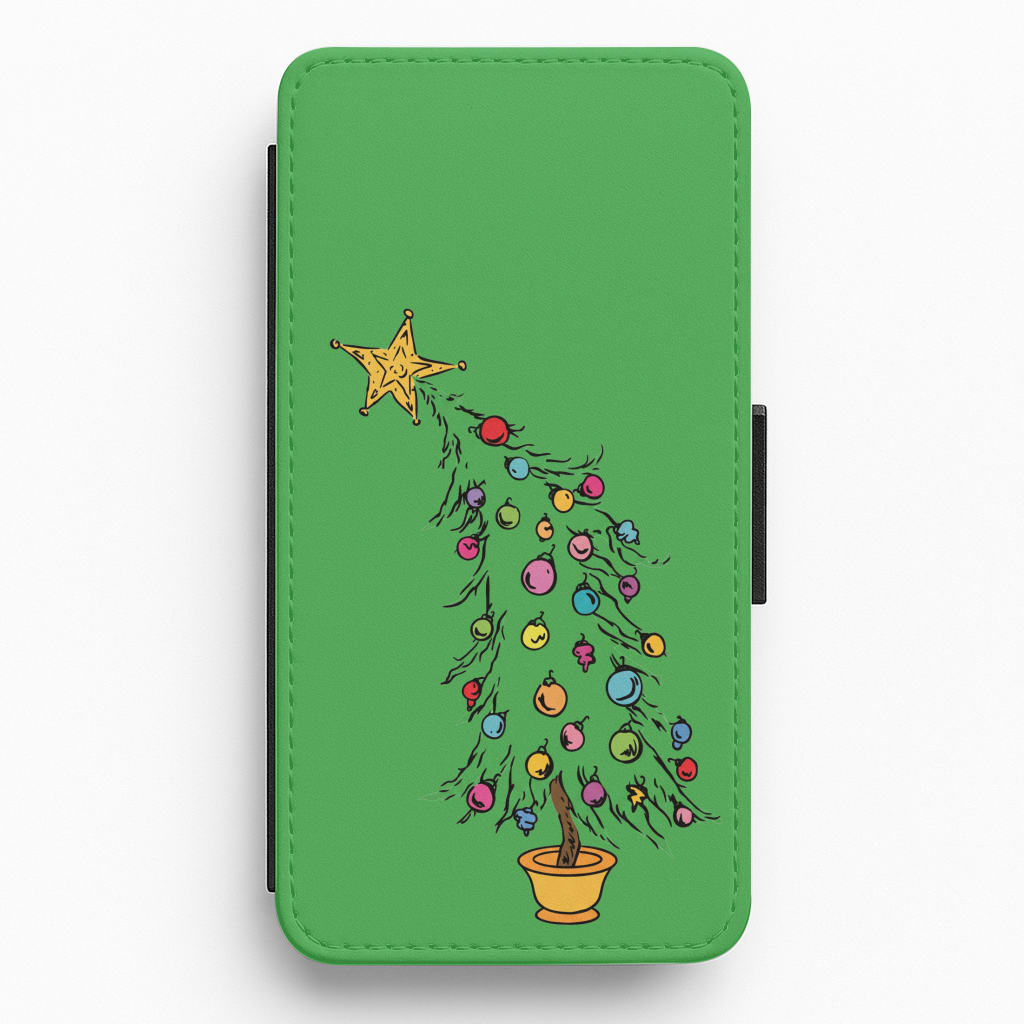 Whoville Tree Flip / Wallet Phone Case