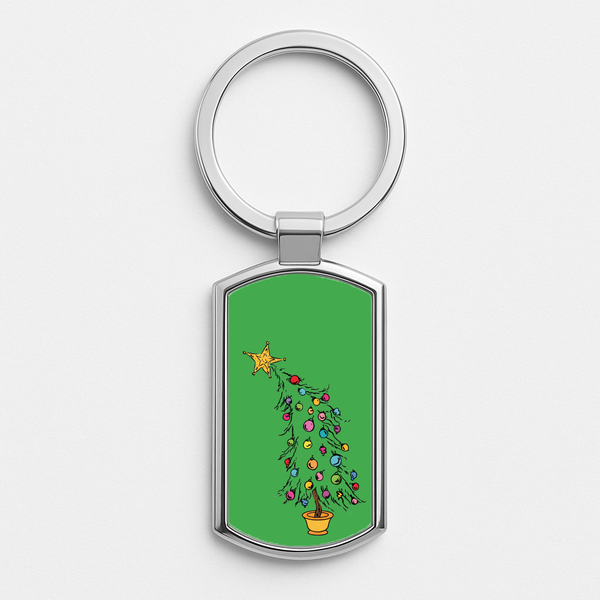 Silver Metal Keyring