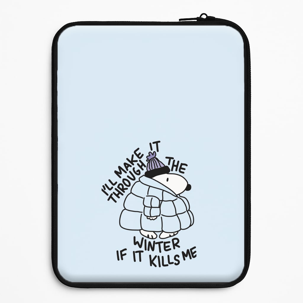 Puffer Jacket Beagle Laptop Sleeve