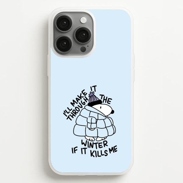 Puffer Jacket Snoopy Phone Case - iPhone 13 Pro / Standard