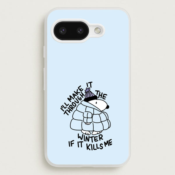 Puffer Jacket Snoopy Phone Case - Google Pixel 9a / Standard