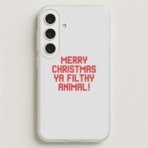 Merry Christmas Ya Filthy Animal - Home Alone Phone Case - Galaxy S26FE / Standard