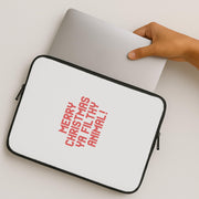 Merry Christmas Ya Filthy Animal Laptop Sleeve 2