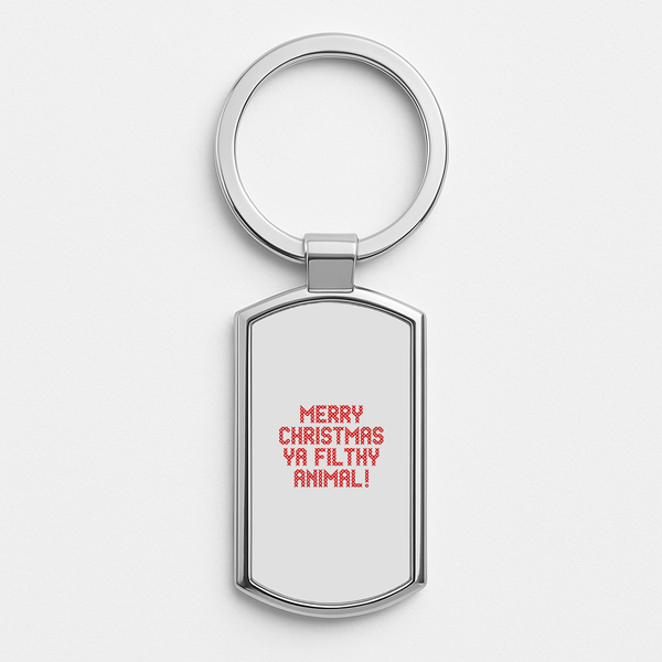 Silver Metal Keyring