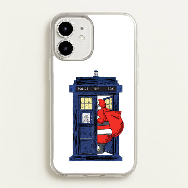 Santa's Tardis - Dr Who Phone Case - iPhone 12 Mini / Standard