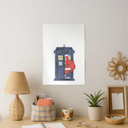 Santa's Tardis Poster 2