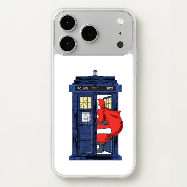 Santa's Tardis - Dr Who Phone Case - iPhone 17 Pro / Standard