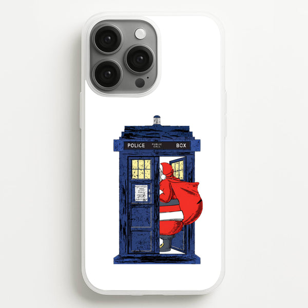 Santa's Tardis - Dr Who Phone Case - iPhone 13 Pro / Standard