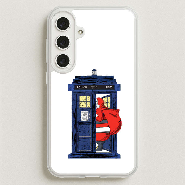 Santa's Tardis - Dr Who Phone Case - Galaxy S26FE / Standard