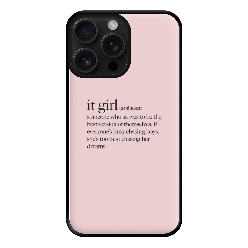 It Girl - Clean Girl Aesthetic Phone Case