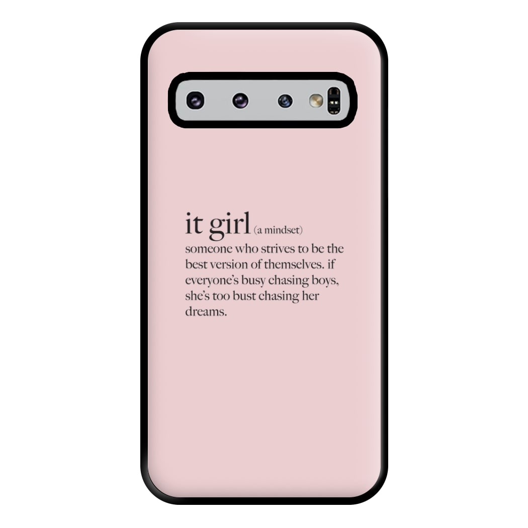 It Girl - Clean Girl Aesthetic Phone Case for Galaxy S10 Plus