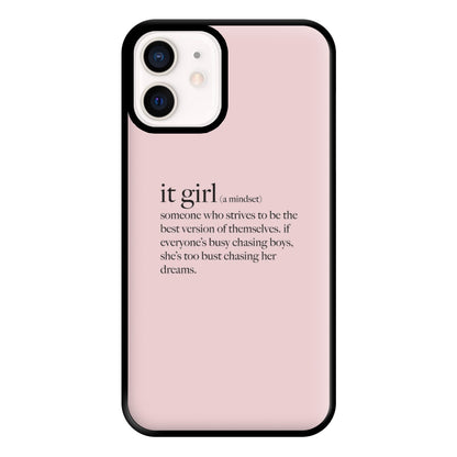 It Girl - Clean Girl Aesthetic Phone Case for iPhone 12 Mini