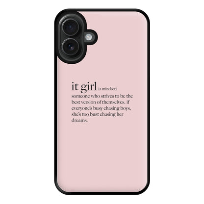 It Girl - Clean Girl Aesthetic Phone Case for iPhone 16 Plus