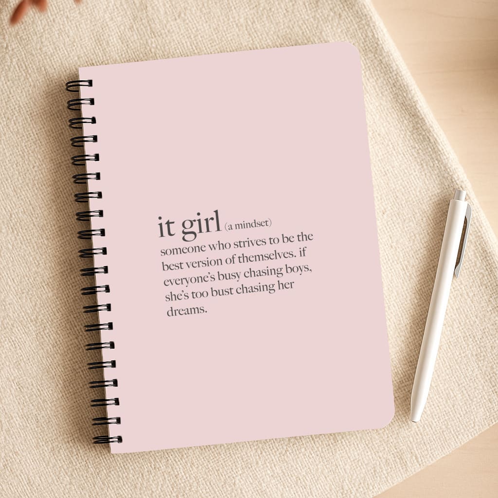 It Girl - Clean Girl Aesthetic Notepad