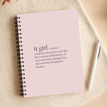 It Girl - Clean Girl Aesthetic Notepad