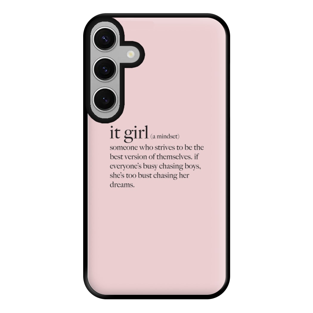 It Girl - Clean Girl Aesthetic Phone Case for Galaxy S24FE