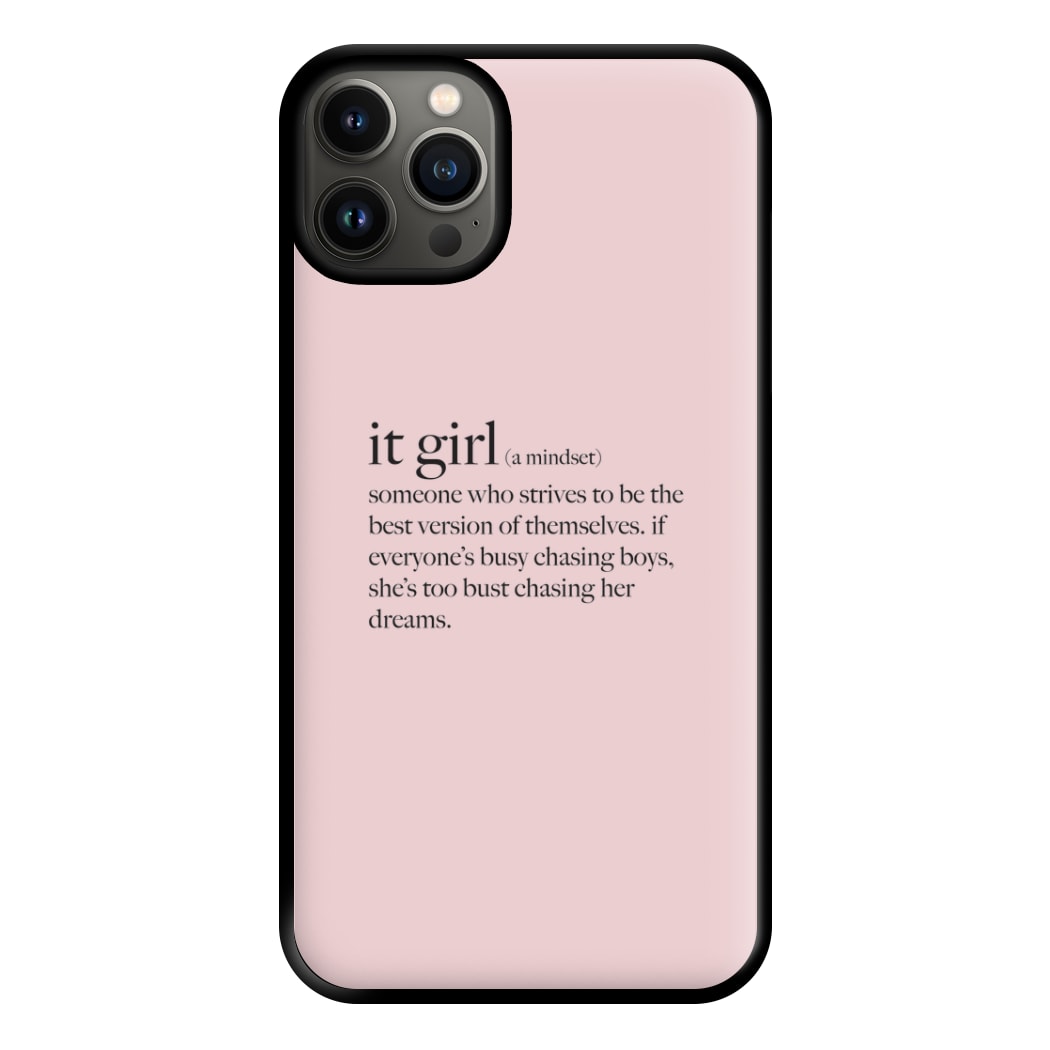 It Girl - Clean Girl Aesthetic Phone Case for iPhone 13