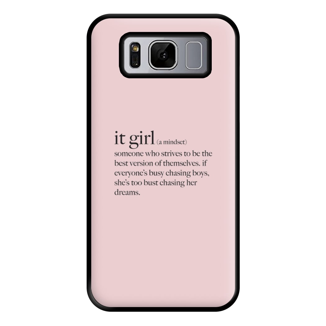 It Girl - Clean Girl Aesthetic Phone Case for Galaxy S8 Plus