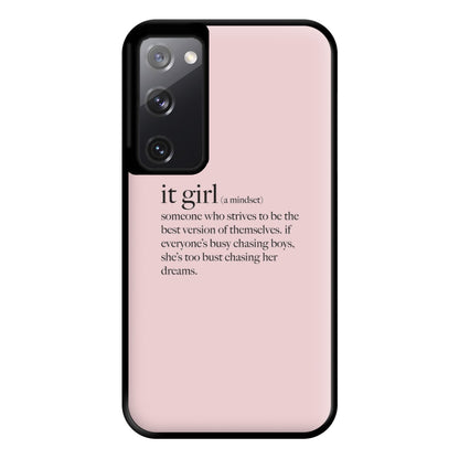 It Girl - Clean Girl Aesthetic Phone Case for Galaxy S20FE