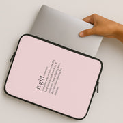It Girl - Clean Girl Aesthetic Laptop Sleeve 2