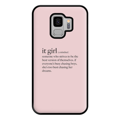 It Girl - Clean Girl Aesthetic Phone Case for Galaxy S9 Plus