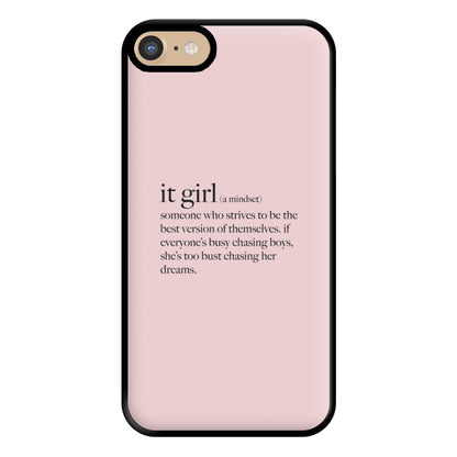 It Girl - Clean Girl Aesthetic Phone Case for iPhone 6 / 7 / 8 / SE