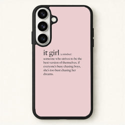 It Girl - Clean Girl Aesthetic Phone Case for Galaxy S26