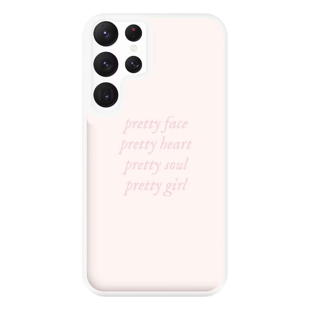 Pretty Girl - Clean Girl Aesthetic Phone Case for Galaxy S22 Ultra