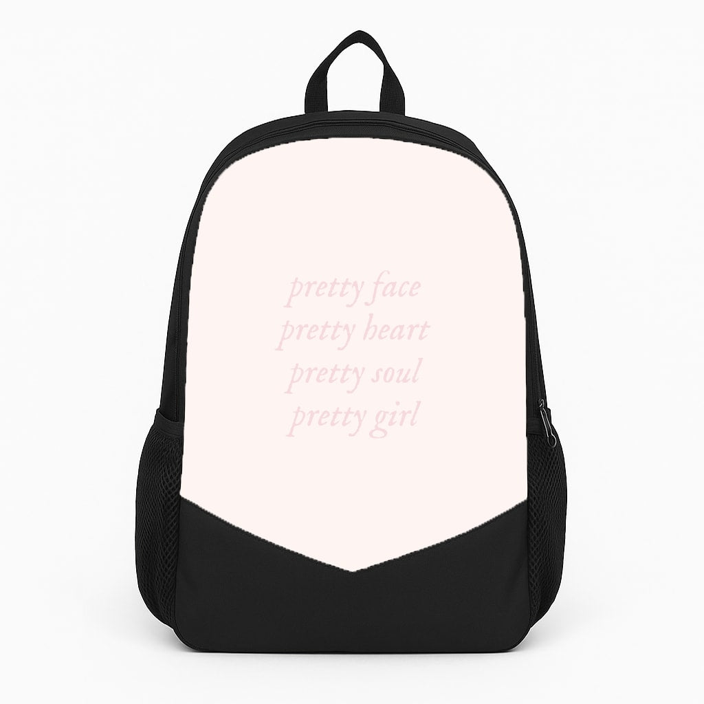 Pretty Girl - Clean Girl Aesthetic Large Backpack