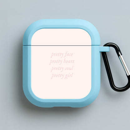 Pretty Girl - Clean Girl Aesthetic Blue AirPods Case