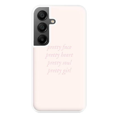 Pretty Girl - Clean Girl Aesthetic Phone Case for Galaxy A55