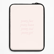 Pretty Girl - Clean Girl Aesthetic Laptop Sleeve 1