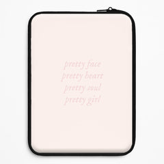 Pretty Girl - Clean Girl Aesthetic Laptop Sleeve