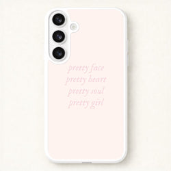 Pretty Girl - Clean Girl Aesthetic Phone Case for Galaxy S26