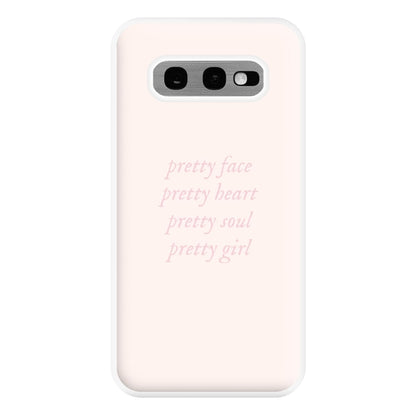 Pretty Girl - Clean Girl Aesthetic Phone Case for Galaxy S10e