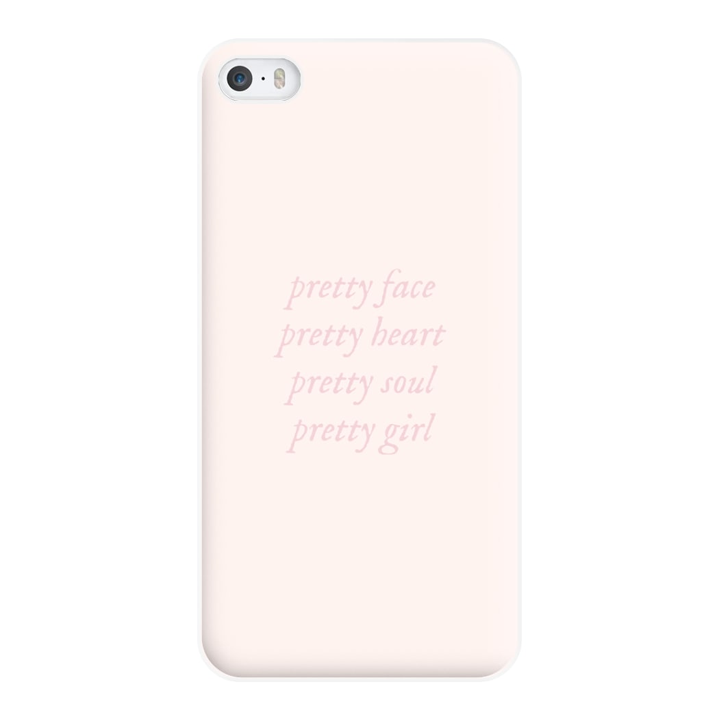 Pretty Girl - Clean Girl Aesthetic Phone Case for iPhone 5 / 5s / SE 2016