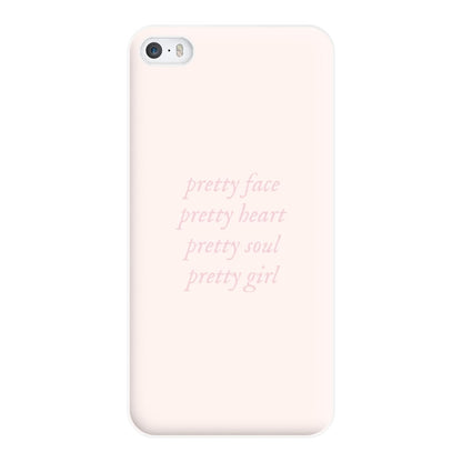 Pretty Girl - Clean Girl Aesthetic Phone Case for iPhone 5 / 5s / SE 2016