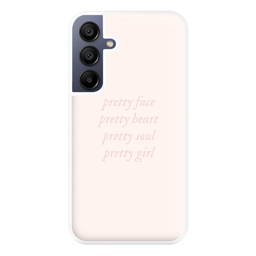 Pretty Girl - Clean Girl Aesthetic Phone Case for Galaxy A16