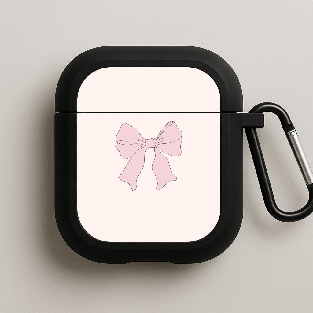 Bow - Clean Girl Aesthetic AirPods Case