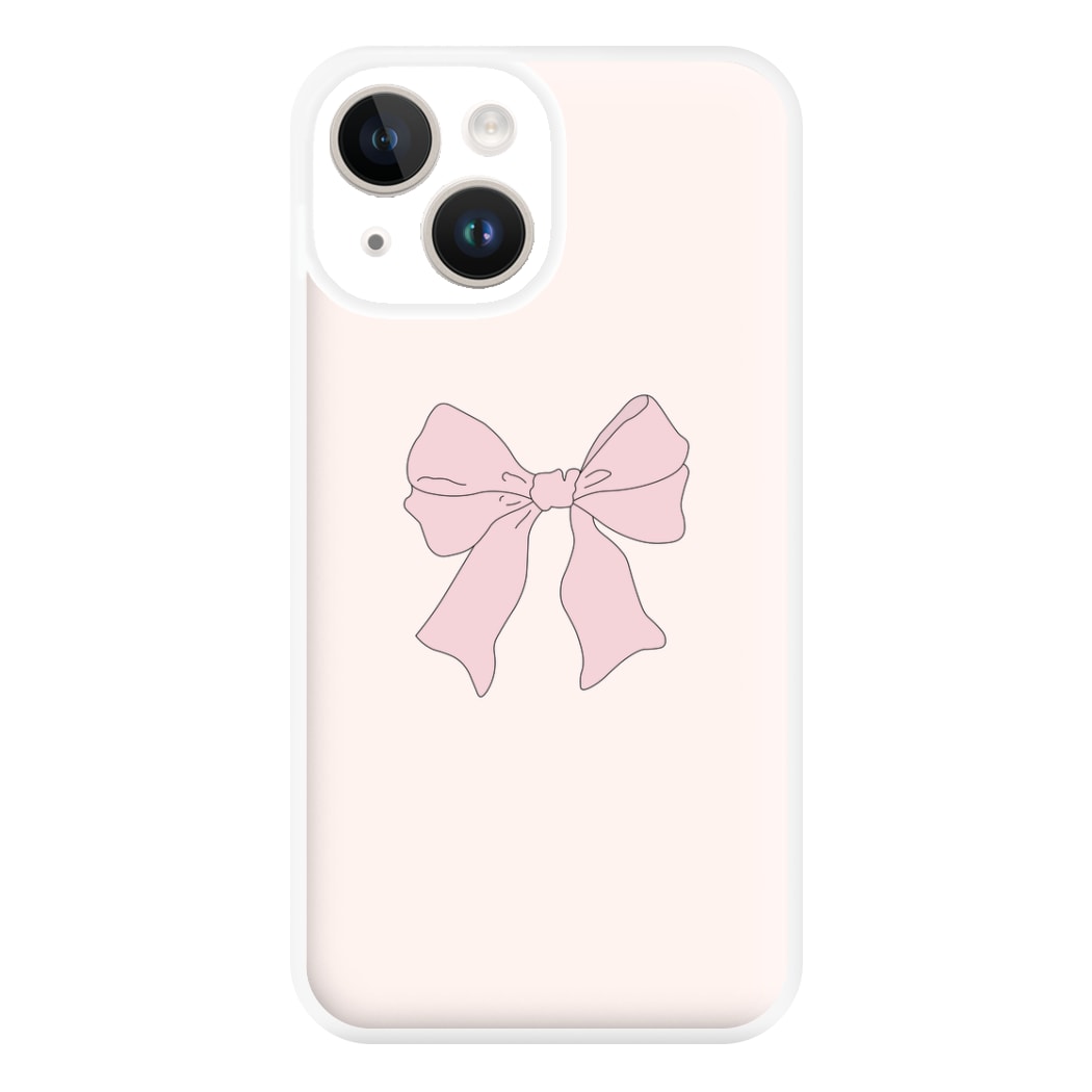 Bow - Clean Girl Aesthetic Phone Case for iPhone 14