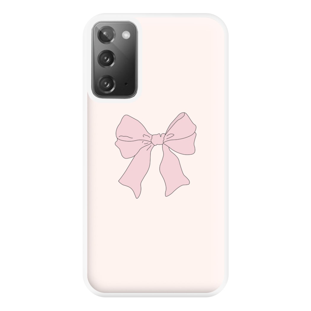 Bow - Clean Girl Aesthetic Phone Case for Galaxy Note 20 Ultra