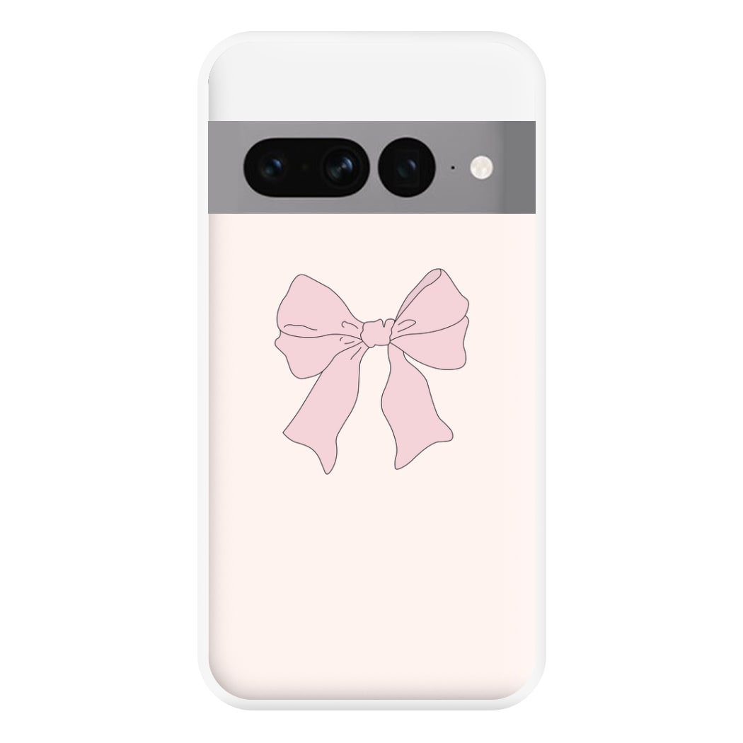 Bow - Clean Girl Aesthetic Phone Case for Google Pixel 7 Pro