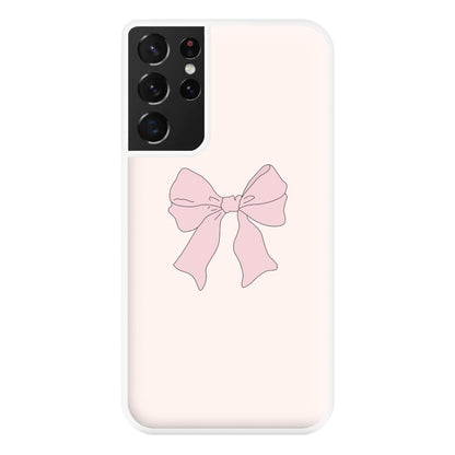 Bow - Clean Girl Aesthetic Phone Case for Galaxy S21 Ultra