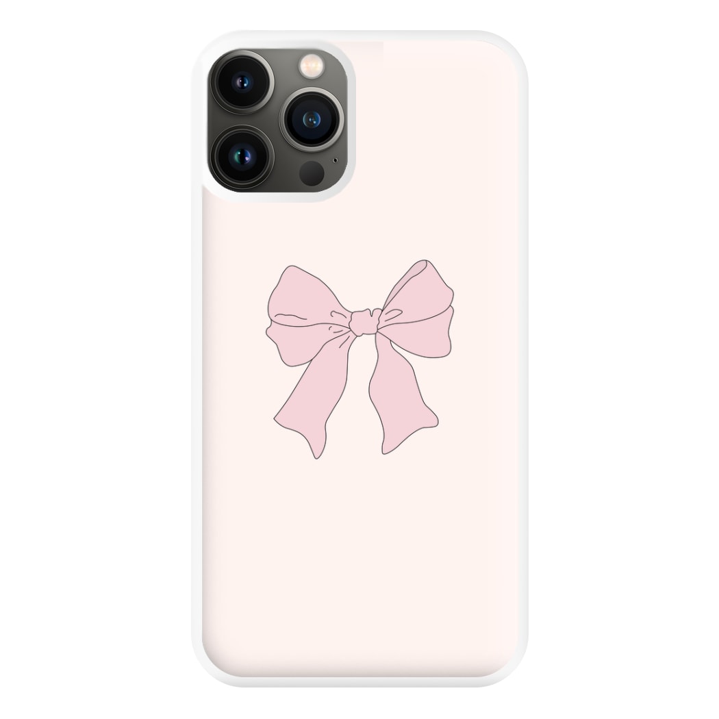 Bow - Clean Girl Aesthetic Phone Case for iPhone 13 Pro Max