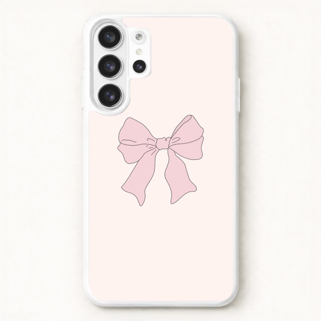 Bow - Clean Girl Aesthetic Phone Case for Galaxy S26 Ultra