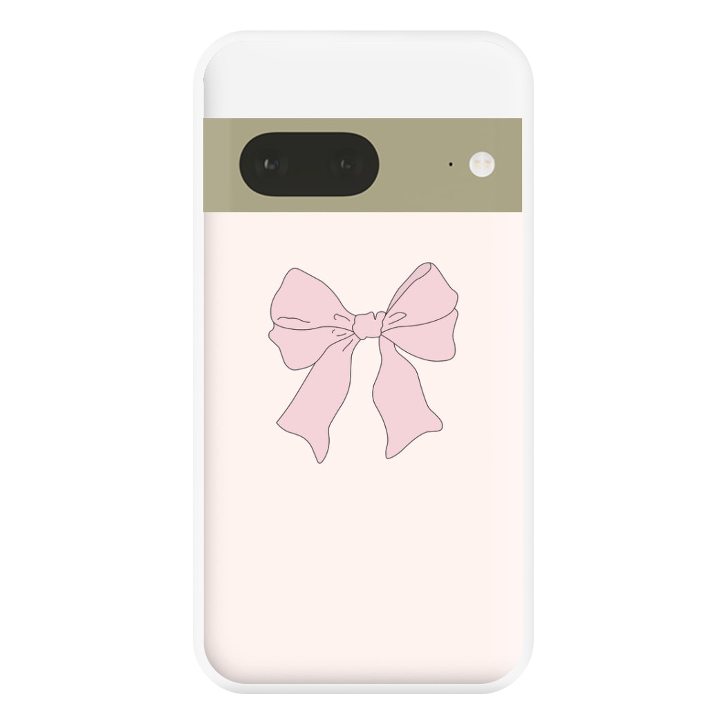 Bow - Clean Girl Aesthetic Phone Case for Google Pixel 7a