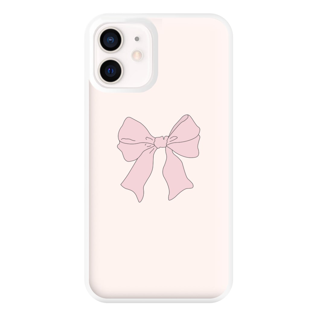 Bow - Clean Girl Aesthetic Phone Case for iPhone 12 Mini