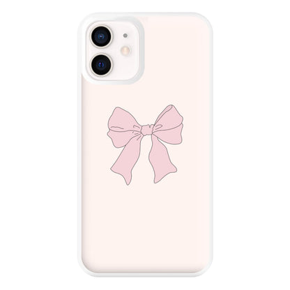 Bow - Clean Girl Aesthetic Phone Case for iPhone 12 Mini