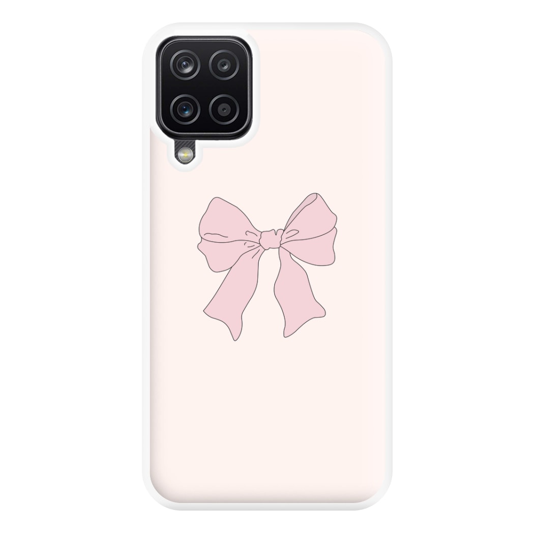 Bow - Clean Girl Aesthetic Phone Case for Galaxy A12